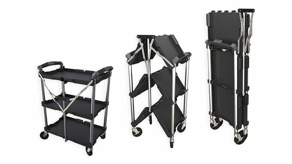 Folding Service Cart with Wheels Cool Things to Buy 247