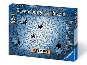 Krypt Silver Blank Jigsaw Puzzle