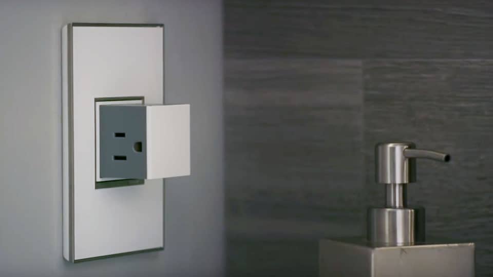 Legrand Adorne Pop Out Wall Outlet