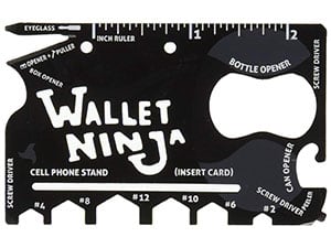 Wallet Ninja 18-In-1 Pocket Multi-Tool