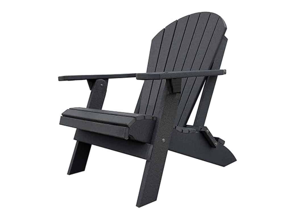 DuraWeather Poly King Size Folding Adirondack Chair