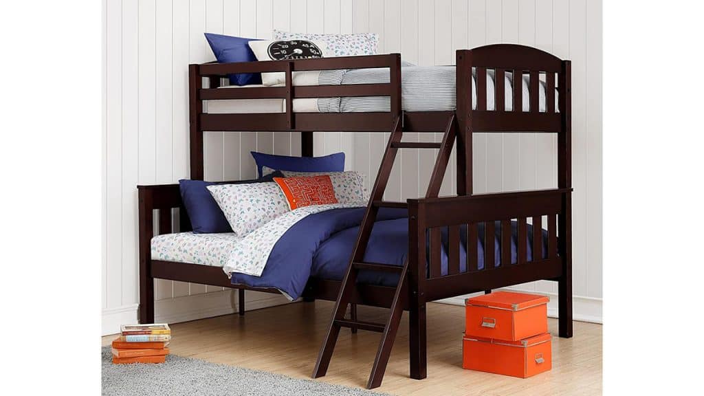 Dorel Living Airlie Twin Over Full Bunk Bed