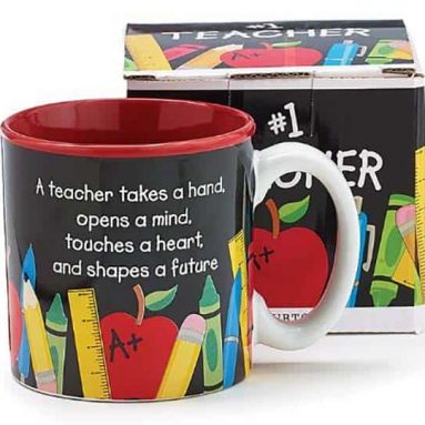 #1 Teacher Coffee Mug
