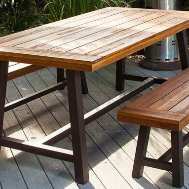 Bowman Wood Picnic Table Set