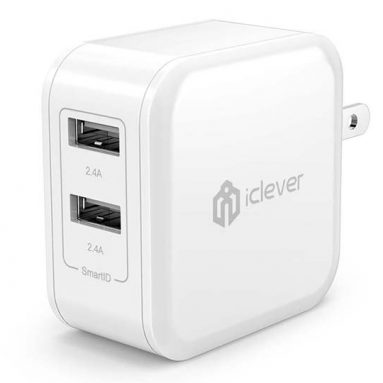 iClever BoostCube Dual USB Wall Charger