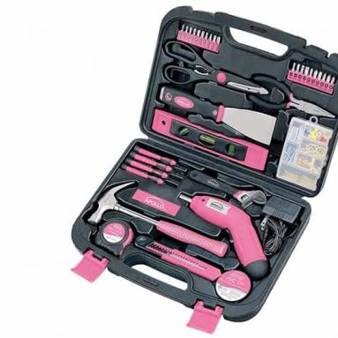 Pink Tool Set: Complete Household Tool Kit