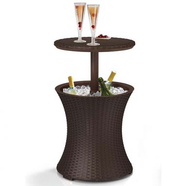 Rattan Cooler Table