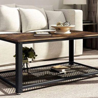 SONGMICS Vintage Coffee Table