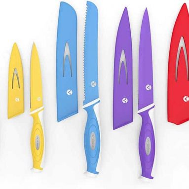 Vremi 10 Piece Colorful Knife Set