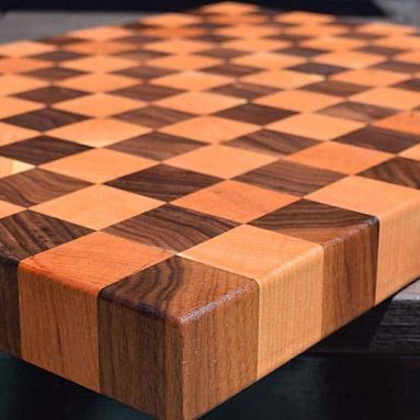 Walnut and Cherry End Grain Cutting Board